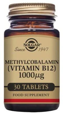 Metilcobalamina B12 solgar  30comp 1000mcg