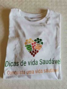 T-SHIRT de Dicas de vida Saudável