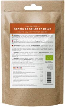 Pó de canela Ceylan 200gr 100% orgânico Carefood | Canela em pó BIO | Canela em pó puro BIO | - Image 2